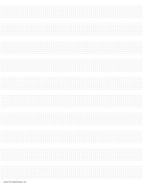 Printable Graph Spacing Paper 3mm