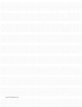 Printable Graph Spacing Paper 4mm