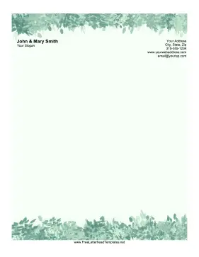 Greenery Letterhead