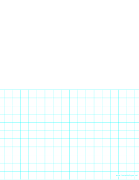 Printable Half Blank Half Graph Paper 2 Per Inch