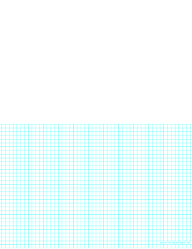 Printable Half Blank Half Graph Paper 6 Per Inch