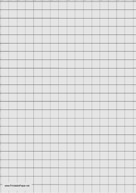 Printable Graph Paper - Light Gray - Half Inch Grid - A4