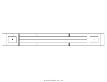 Printable Horseshoes Court Diagram