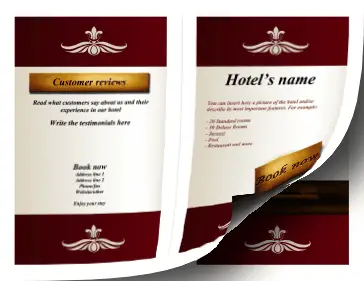 Printable Hotel Brochure-Bifold