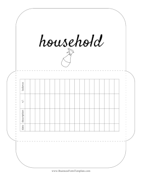 Household Cash Envelope