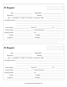 IT Request Form