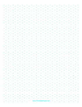 Printable Isometric Dot Paper - very fine