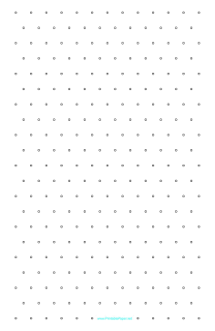 Printable Isometric Circles 2 cm Ledger