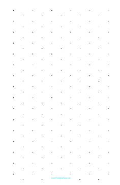 Printable Isometric Dots 1 Inch Ledger