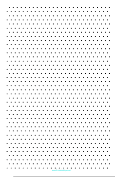 Printable Isometric Dots 1 cm Ledger