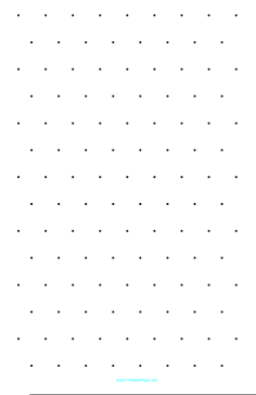 Printable Isometric Dots 3 cm Ledger