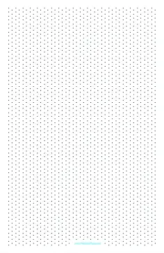 Printable Isometric Dots Quarter Inch Ledger