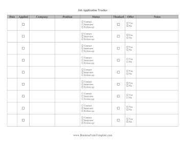 Job Application Tracker