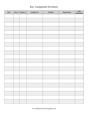 Key Assignment Inventory