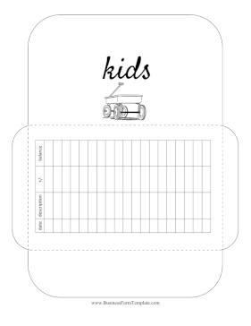 Kids Cash Envelope