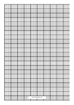 Printable Knitting Graph - A4 - portrait