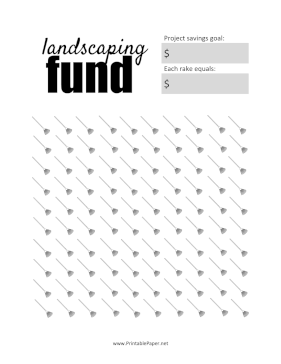 Printable Landscaping Fund