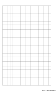 Large Cahier Planner Grid Page - Left