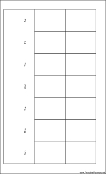 Large Cahier Planner Month On Two Pages Landscape - Left