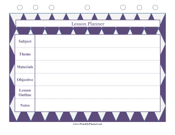 Lesson Planner