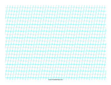 Printable Manuscript Guide Paper - Landscape