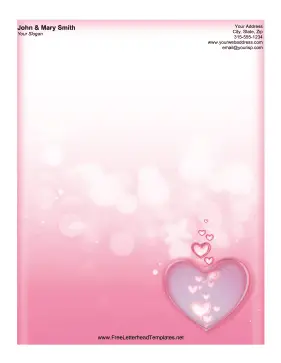 Many Hearts Letterhead