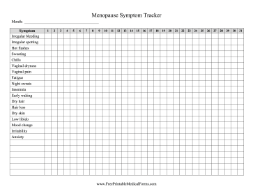 Menopause Symptom Tracker