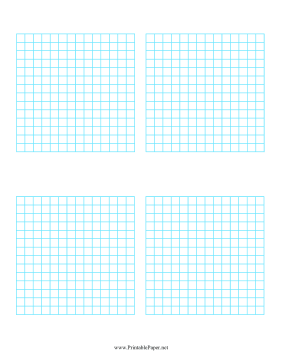 Printable Multiple Graphs 4-per-Page