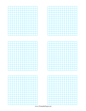 Printable Multiple Graphs 6-per-Page