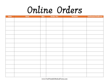 Online Orders