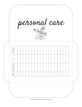 Personal Care Envelope