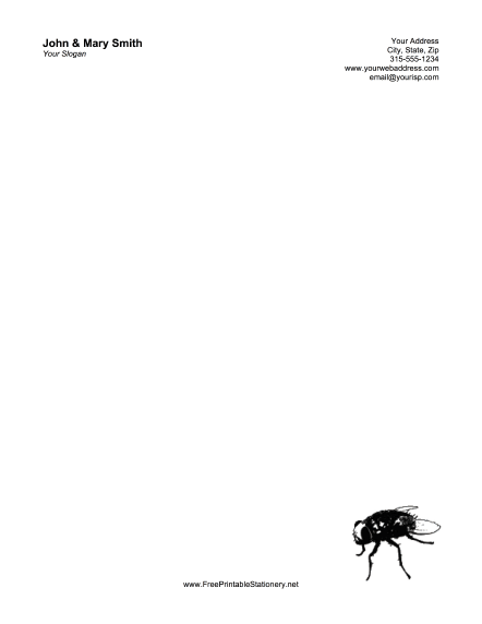 Pest Control stationery design