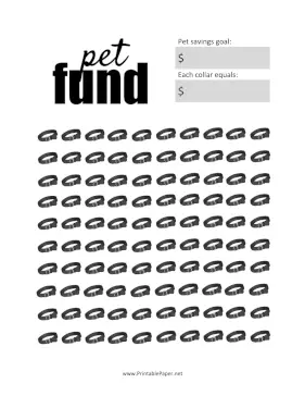 Printable Pet Fund