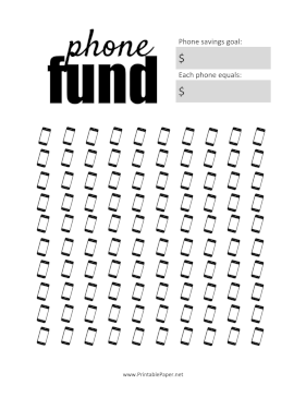 Printable Phone Fund