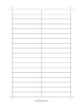 Printable Pitman-ruled Shorthand Paper