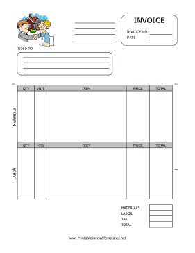 Property Management Invoice Template