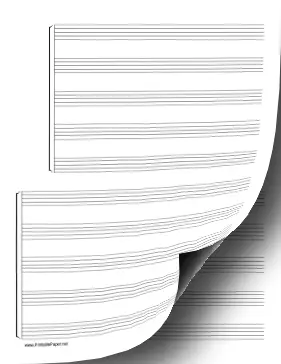 Printable Quintet Music Paper