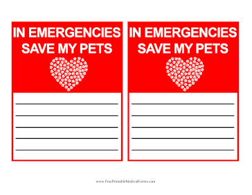 Rescue Pets Sign