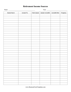 Retirement Income Sources
