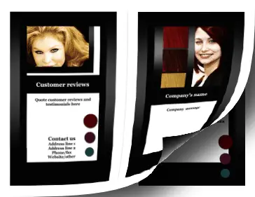 Printable Salon Brochure-Bifold