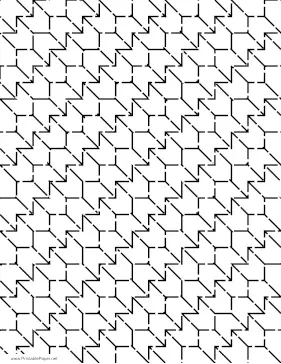 Printable Sashiko Chevron Pattern