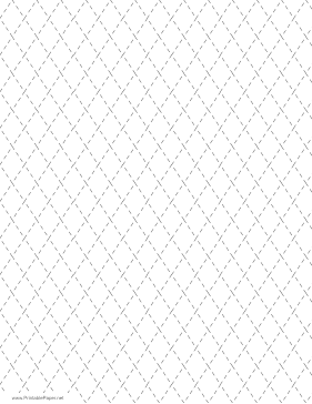 Printable Sashiko Diamond Pattern