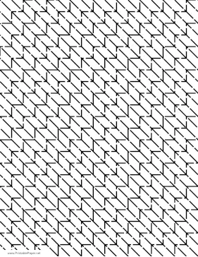 Printable Sashiko Steps Pattern