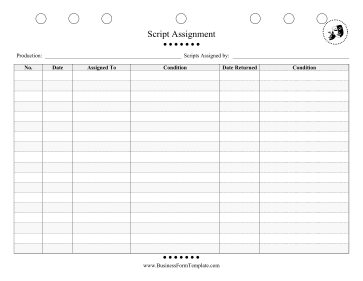 Script Assignment Tracker