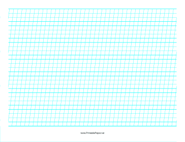 Printable Script Guide Paper - Landscape