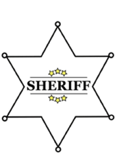 Sheriff Badges Name Tag