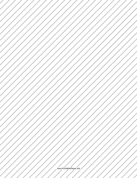 Printable Slant Ruled Paper — Medium Ruled Right-Handed, High Angle