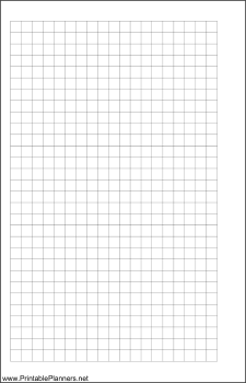 Small Cahier Planner Grid Page - Left