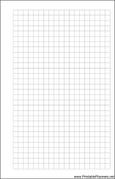 Small Cahier Planner Grid Page - Right