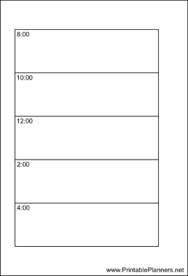 Small Organizer Daily Planner-Day On A Page - Left